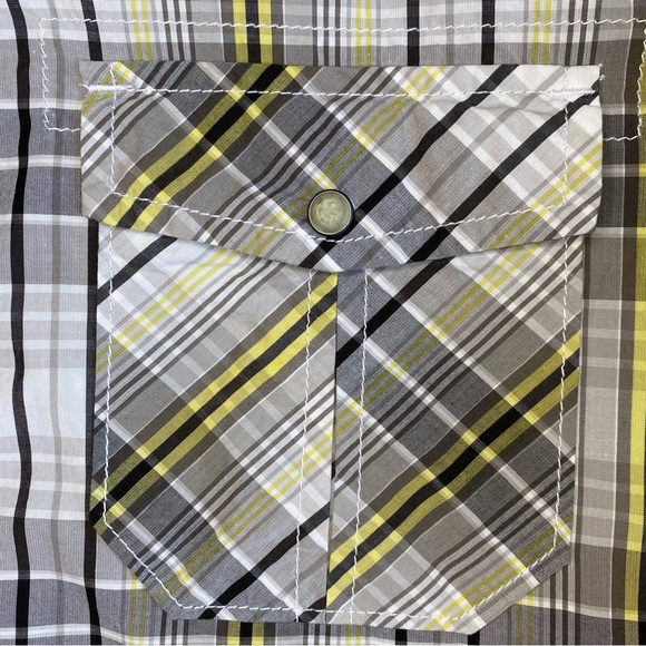 RW&CO Plaid Pearl Snap Long Sleeve Multicolored Shirt Men's Size Large - Picture 4 of 12